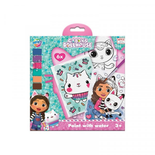 Fess vízzel, 6 lap, vízceruza - Gabi babaháza