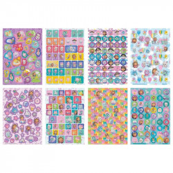 Csillogó matrica könyv, A5, 8 lap - Gabi babaháza