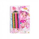 I AM - divattervező füzet 10 ceruzával, 3 féle