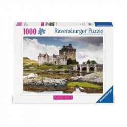 Puzzle 1000 db - Eilean Donan kastély, Skócia 1000-2999 darabos puzzle Ravensburger