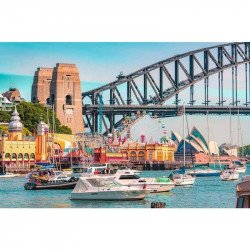 Puzzle 3000 db - Titkos Sydney 3000+ darabos puzzle Ravensburger