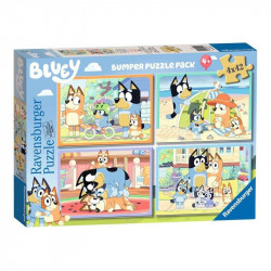 Puzzle 4x42 db - Bluey 100-499 darabos puzzle Ravensburger