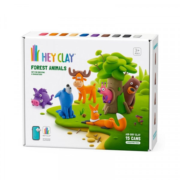 Hey Clay Nagy Szett Erdei Állatok