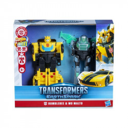 Transformers Earthspark Cyber-combiner Űrdongó és Mo Malto Akció figurák Hasbro