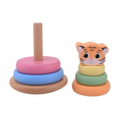 Jouéco® - Montessori fatorony állatfejjel Bébijáték, kellék Nincs