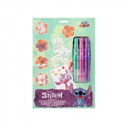 Fújó filctoll szett, A4, 3 tollal, Stitch Festés, színezés, rajzolás Slammer
