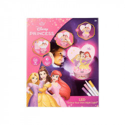 Fess saját éjjeli lámpát, Disney hercegnők Festés, színezés, rajzolás Slammer