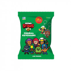 Brawl Stars meglepetés figura kulcstartó tasakban Gyűjthető Nincs