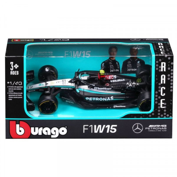 Bburago 1/43 F1 versenyautó - Mercedes-AMG Petronas F1 Team