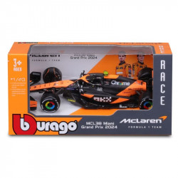 Bburago 1/43 F1 versenyautó - McLaren Racing MCL38 (2024) Autó, jármű Bburago