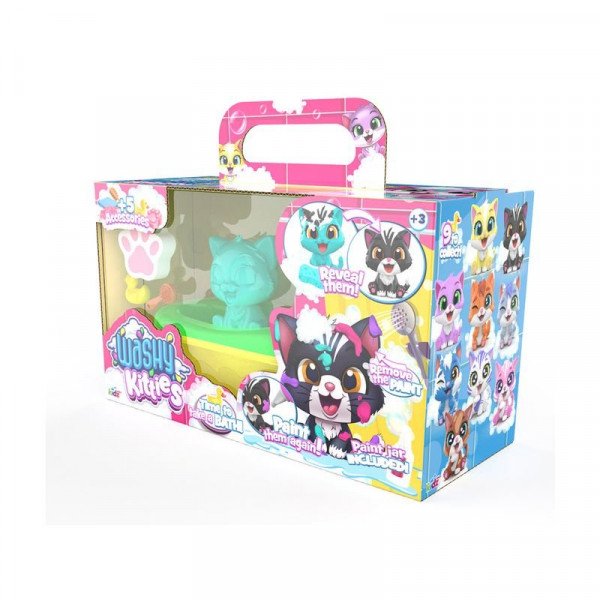 Pancsoló cicusok fürdőkáddal, Cirmi