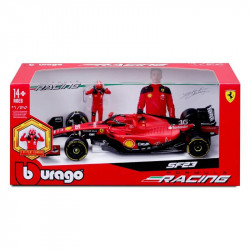 Bburago 1/24 F1 versenyautó pilótával - Ferrari SF-23 Autó, jármű Bburago