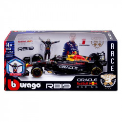 Bburago 1/24 F1 versenyautó pilótával - Oracle Red Bull RB19 Autó, jármű Bburago