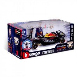Bburago 1/24 F1 versenyautó pilótával - Oracle Red Bull RB19 Autó, jármű Bburago