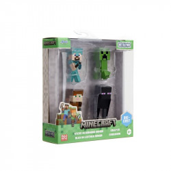 Minecraft 4db-os figura csomag 5cm-es, fém Gyűjthető JADA