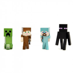 Minecraft 4db-os figura csomag 5cm-es, fém