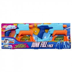 Nerf super soaker Dunk fill duopack - vízipuska Játékfegyver, töltény Nerf