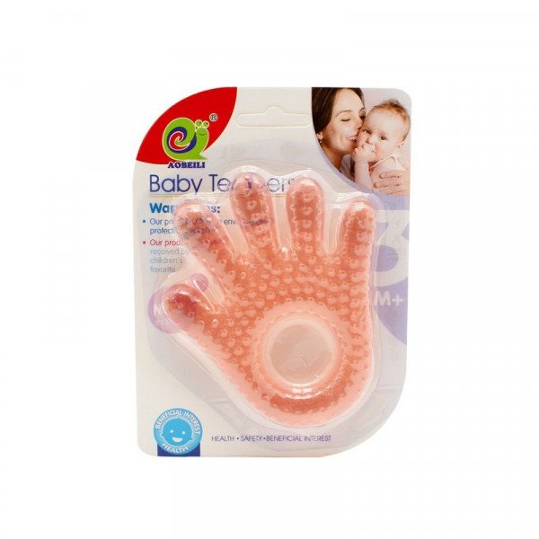 Hűthető kéz formájú rágóka