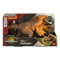 Jurassic World SAGA támadó Dinó hanggal Állatfigura, állatszett Mattel