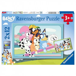 Puzzle 2x12 db - Bluey 1-99 darabos puzzle Ravensburger