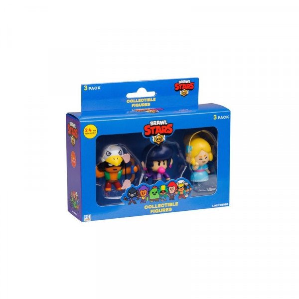 Brawl Stars 3db-os figura dobozban s1