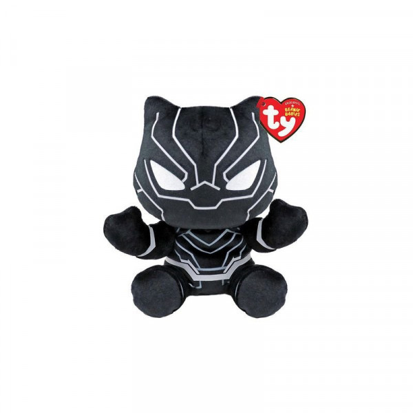 Beanie Babies SOFT plüss BLACK PANTHER, 15 cm