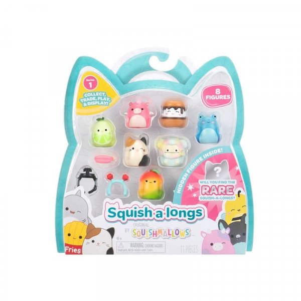 Squishmallows: 8db-os gyűjthető figura - 1 db meglepetésdel