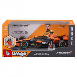 Bburago 1/24 F1 versenyautó pilótával - McLaren MCL38 Autó, jármű Bburago