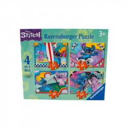 Puzzle 4in1 - Stitch 100-499 darabos puzzle Ravensburger