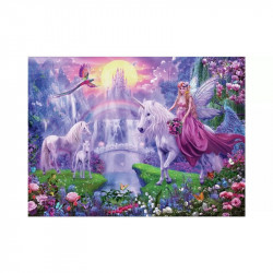 Puzzle 4x100 - Unikornisok 100-499 darabos puzzle Ravensburger