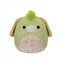 Squishmallows 20 cm - Juniper a zöld szamár virágos hassal 20 cm alatt Squishmallows