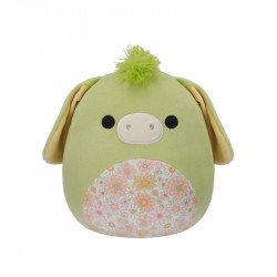 Squishmallows 20 cm - Juniper a zöld szamár virágos hassal 20 cm alatt Squishmallows