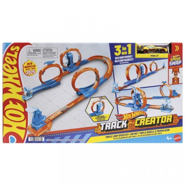 Hot wheels track creator - tripla hurok pálya