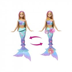 Barbie dreamtopia virágvarázs sellő - Malibu Baba, babakocsi Barbie