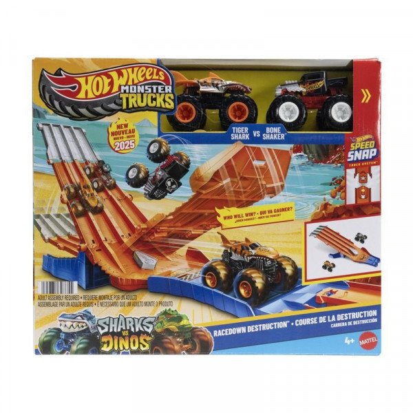 Hot wheels Monster trucks hajsza pályaszett