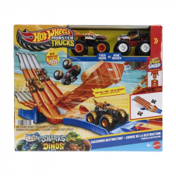 Hot wheels Monster trucks hajsza pályaszett Autópálya, parkolóház Hot Wheels