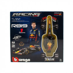 Bburago 1/24 F1 KIT versenyautó pilótával - Red Bull Racing RB19 Autó, jármű Bburago