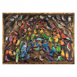 Puzzle 1000 db - Örvénylő madarak 1000-2999 darabos puzzle Ravensburger
