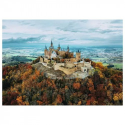 Puzzle 1000 db - Hohenzollern vára 1000-2999 darabos puzzle Ravensburger