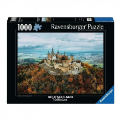Puzzle 1000 db - Hohenzollern vára 1000-2999 darabos puzzle Ravensburger