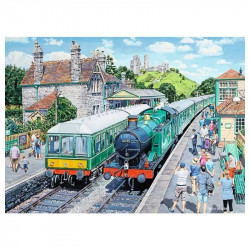 Puzzle 2x500 db - Vasút no1 500-999 darabos puzzle Ravensburger