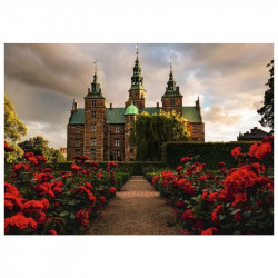Puzzle 1000 db - Rosenborg kastély, Dánia 1000-2999 darabos puzzle Ravensburger