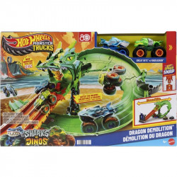 Hot wheels Monster trucks sárkányfutam pályaszett Autópálya, parkolóház Hot Wheels