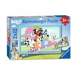 Puzzle 2x12 db - Bluey 1-99 darabos puzzle Ravensburger