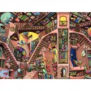 Puzzle 500 db - Nevetséges könyvtár