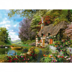 Puzzle 1500 db - Vidéki házikó 1000-2999 darabos puzzle Ravensburger
