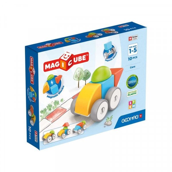 Geomag Magicube Blocks Recycled autók 10db