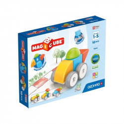Geomag Magicube Blocks Recycled autók 10db Építőjáték Geomag