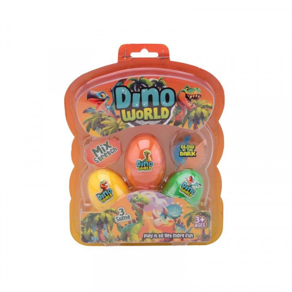 Sötétben világító dino figura tojásban