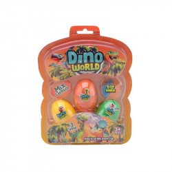 Sötétben világító dino figura tojásban Állatfigura, állatszett